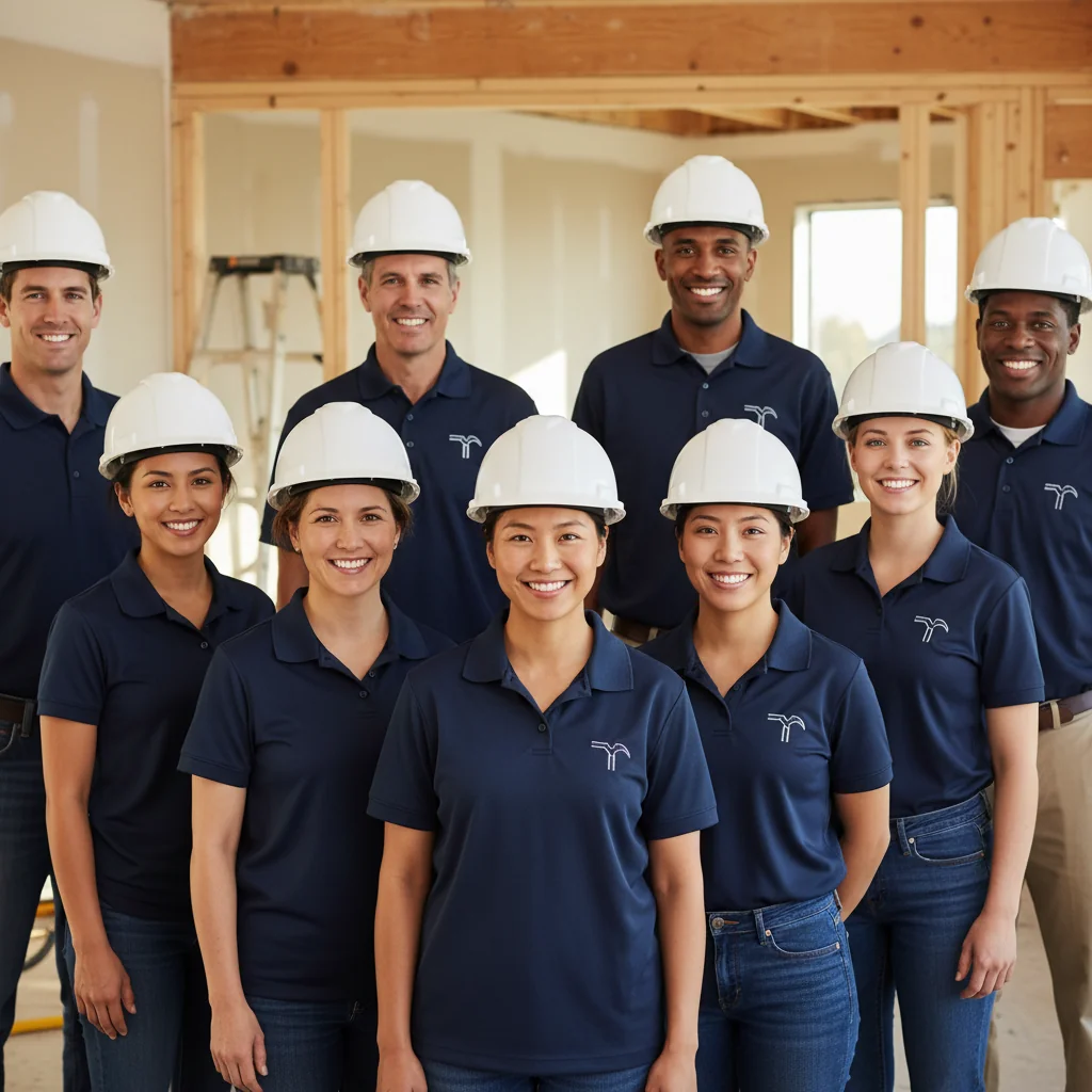 Brick by Brick construction team at work